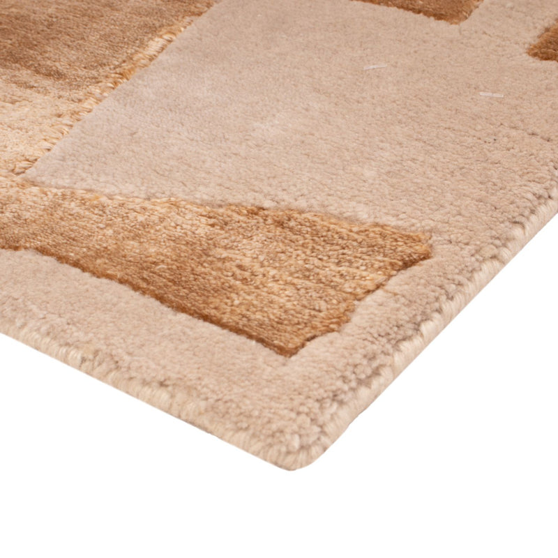 Designer Teppich quadratisch  - 30 x 30 cm - scala-gold