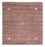Gabbeh Teppich - Softy quadratisch  - 150 x 150 cm - braun