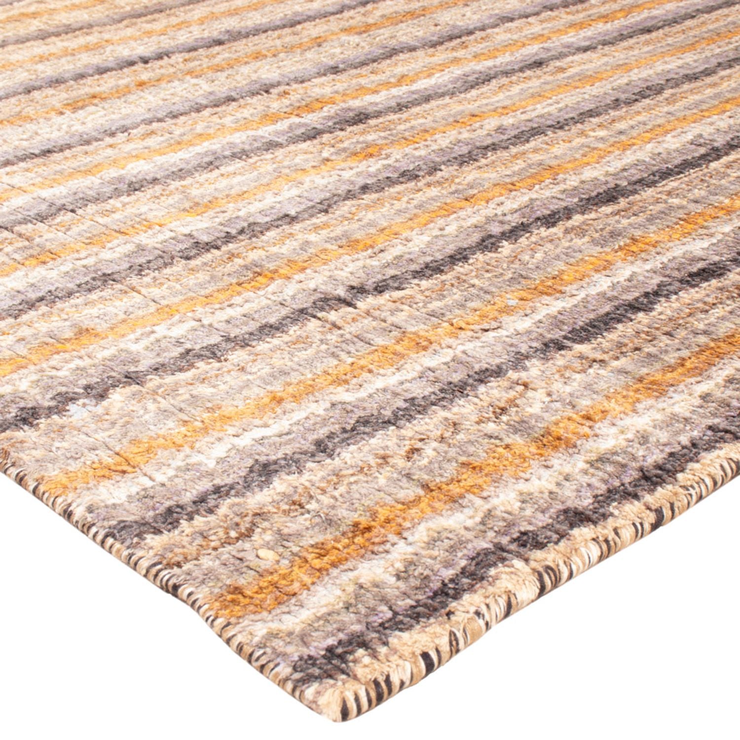 Tapis en viscose - 198 x 123 cm - multicolore