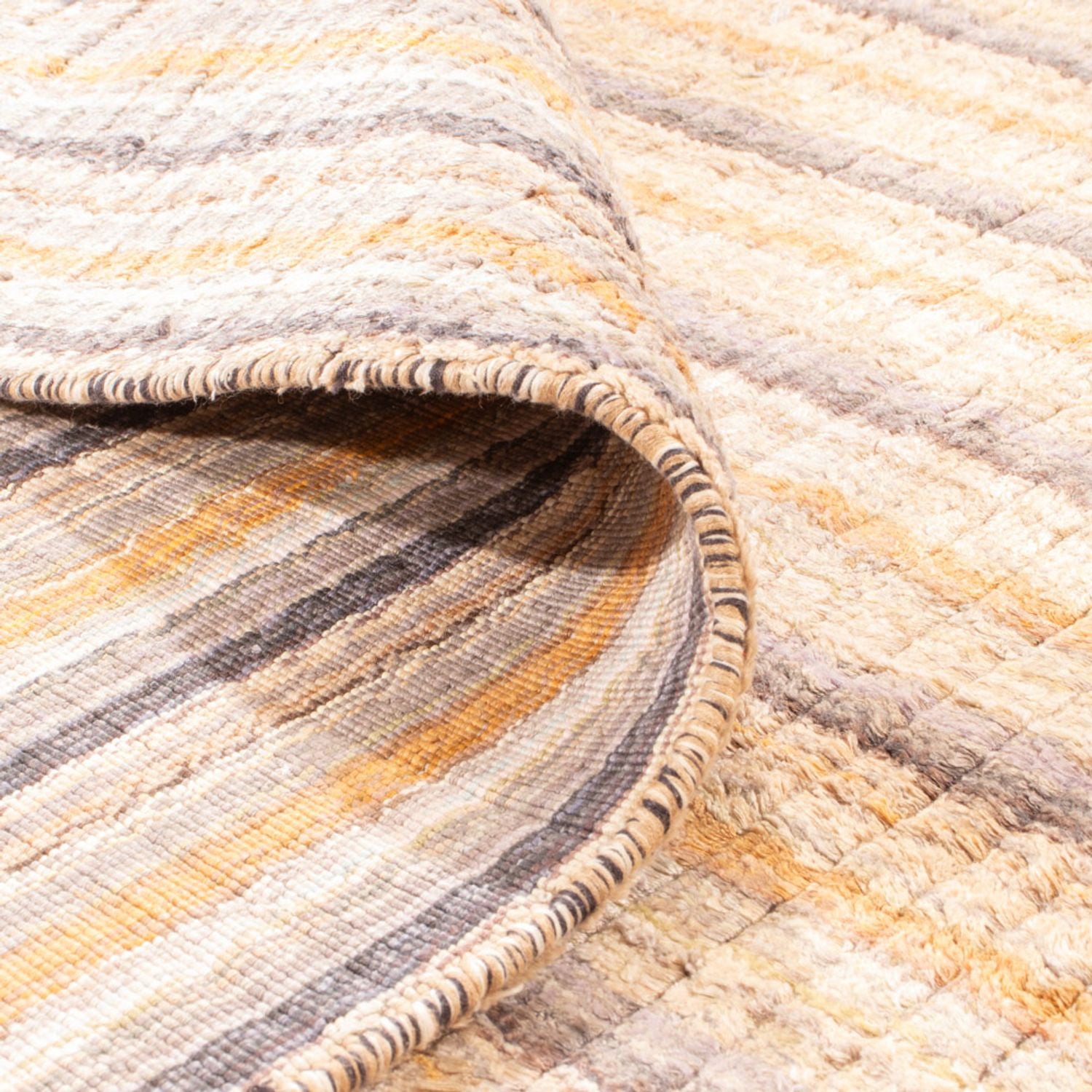 Tapis en viscose - 198 x 123 cm - multicolore