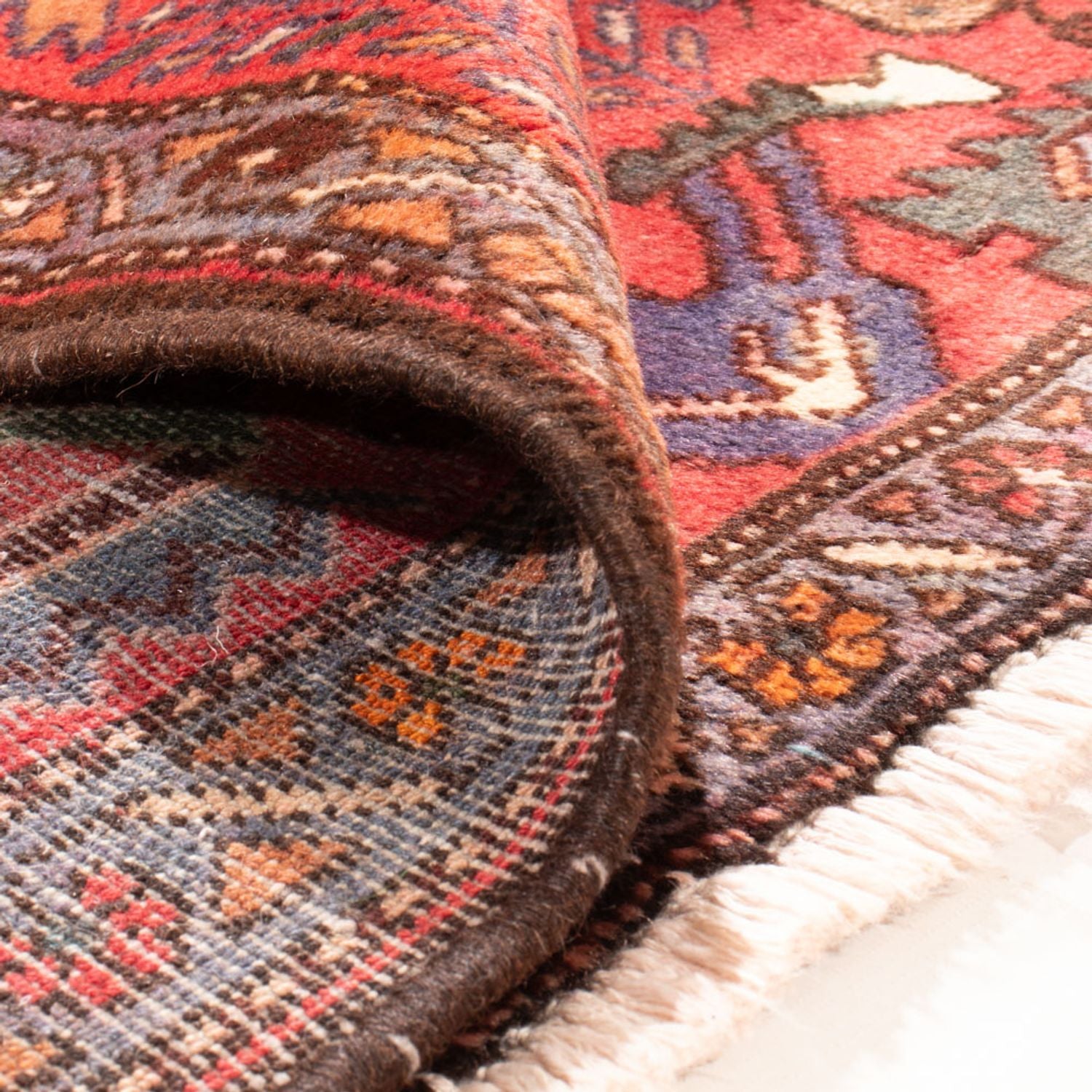 Tapis persan - Classique - 99 x 89 cm - rouge