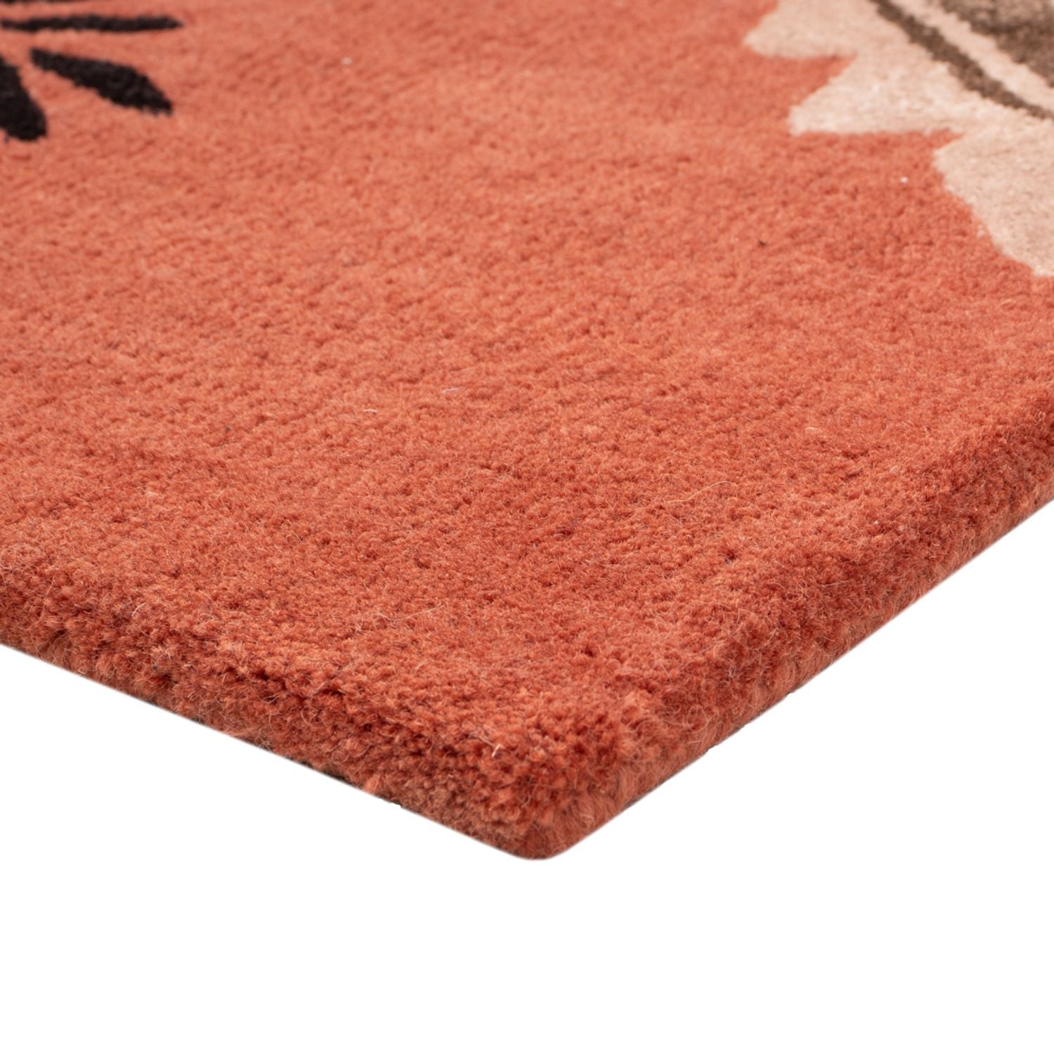 Designer Teppich - 90 x 60 cm - lachs
