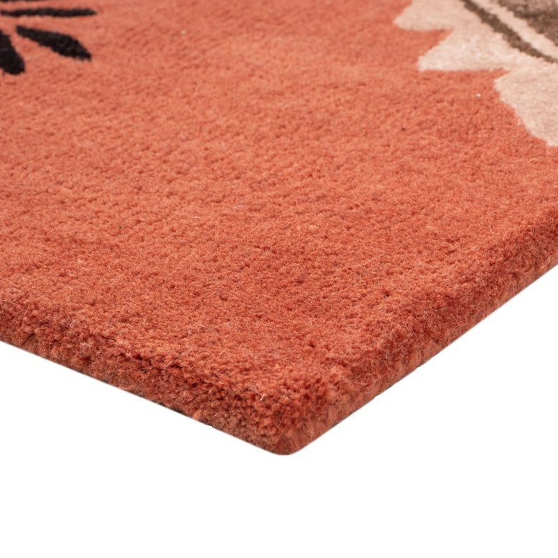 Designer Teppich - 90 x 60 cm - lachs