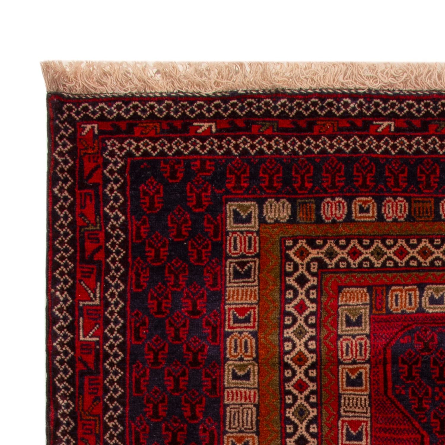 Tapis Belutsch - 138 x 91 cm - rouge