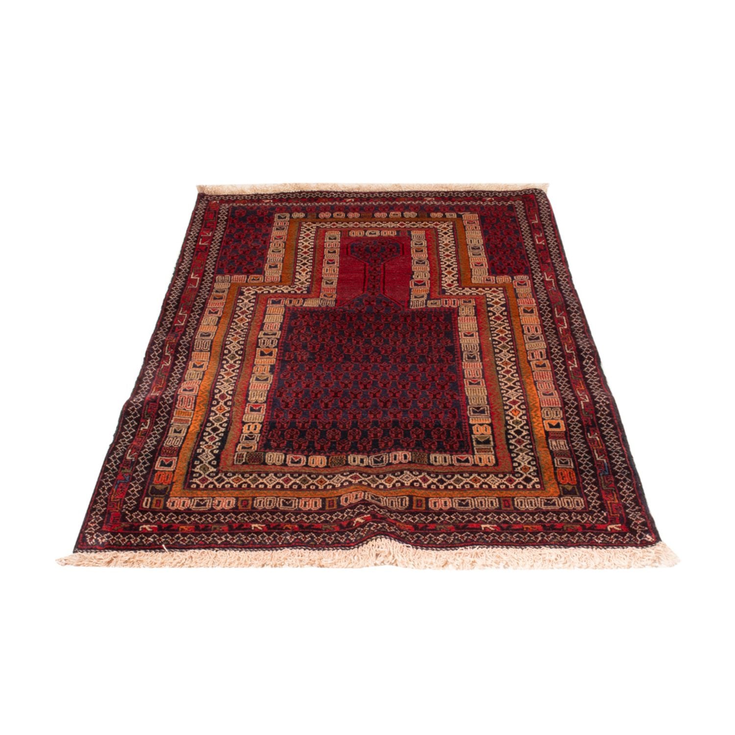 Tapis Belutsch - 138 x 91 cm - rouge