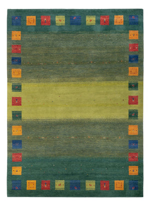 Tapis Gabbeh - Loribaft Indus - 240 x 170 cm - vert