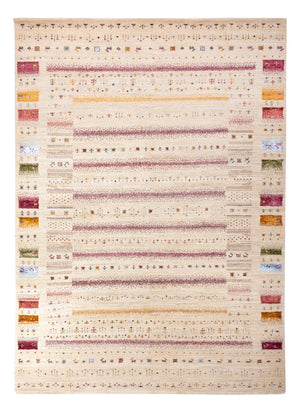 Tapis Gabbeh - Loribaft Indus - 245 x 174 cm - crème