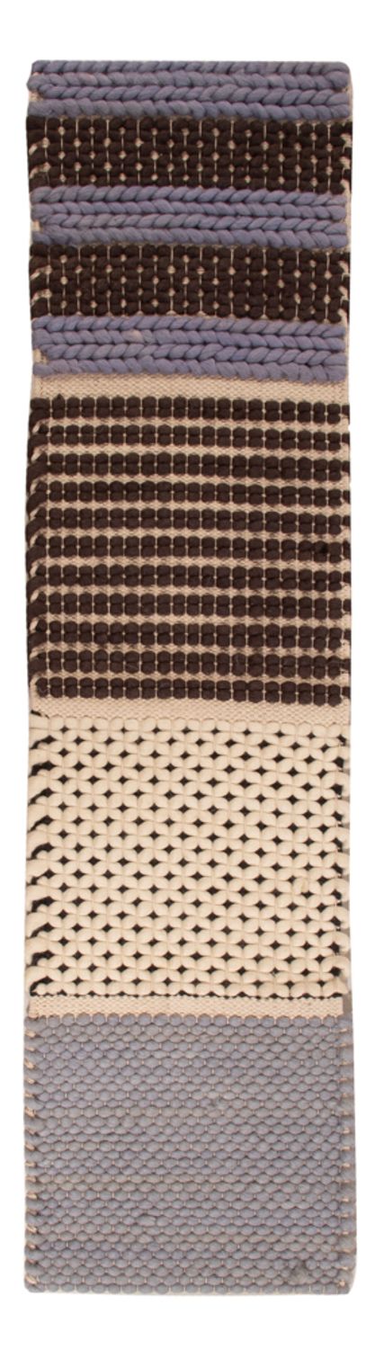 Tapis de couloir Tapis en laine - 124 x 33 cm - multicolore