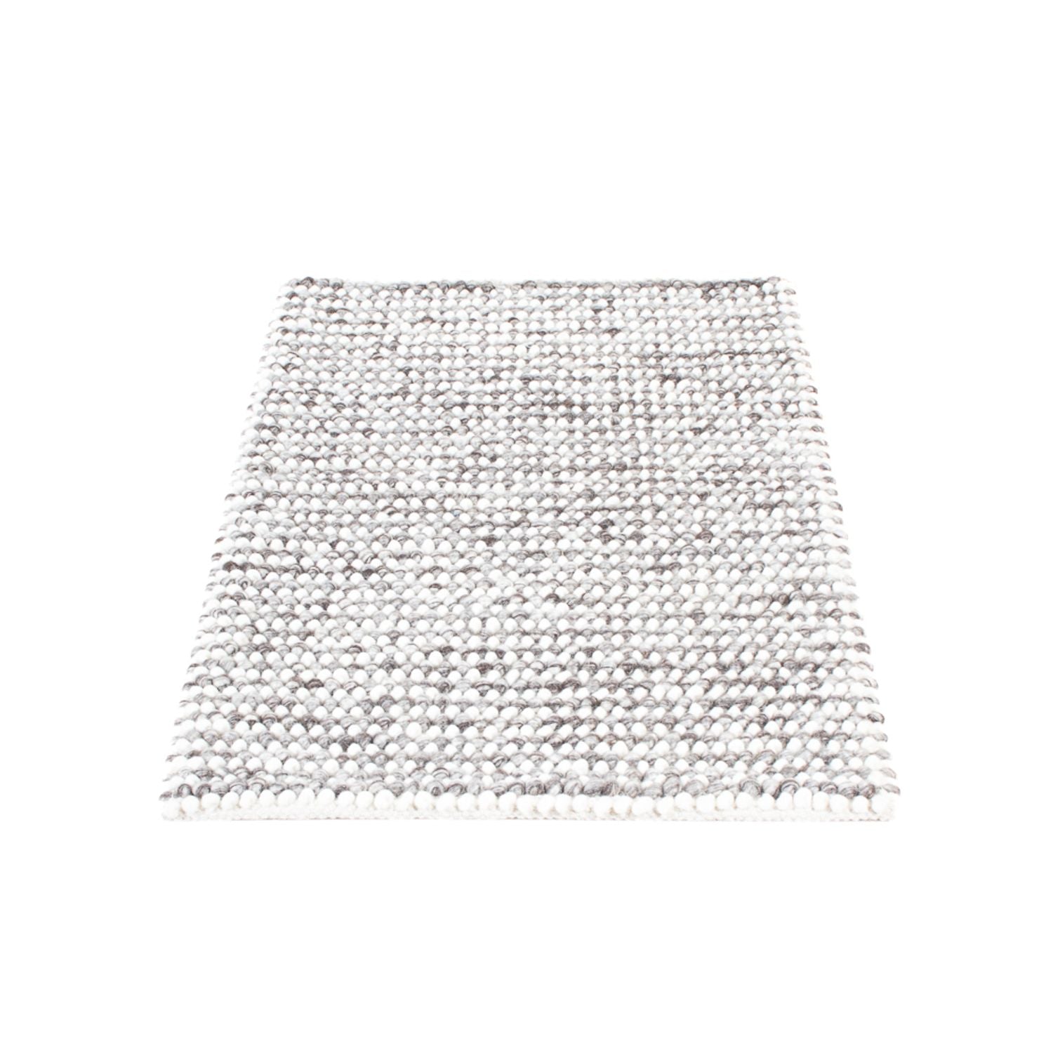 Wollteppich - 94 x 60 cm - grau