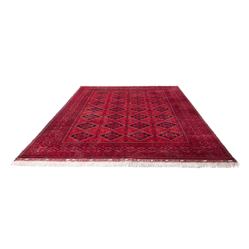 Tapis afghan - 349 x 246 cm - rouge