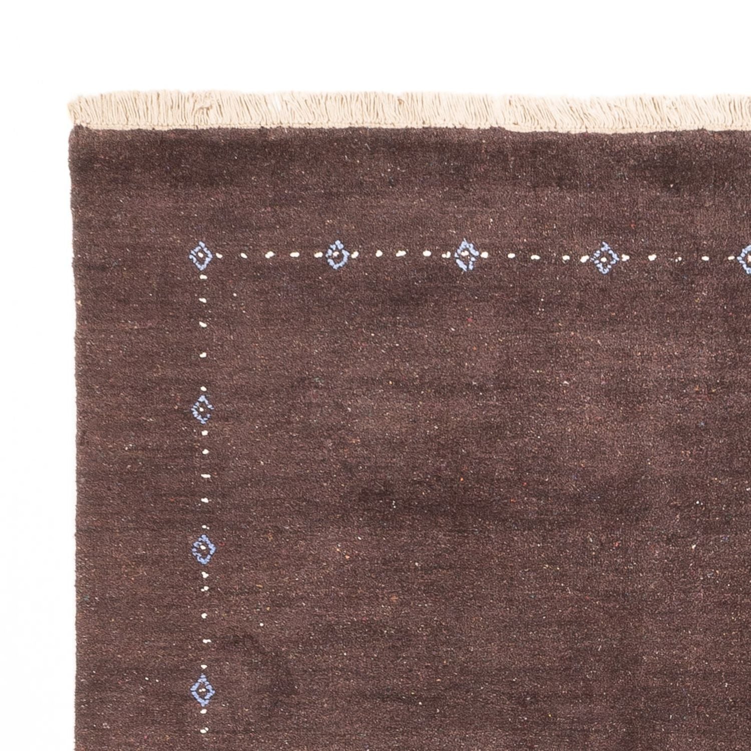 Tapis Gabbeh - Loribaft Persan - 230 x 160 cm - beige foncé