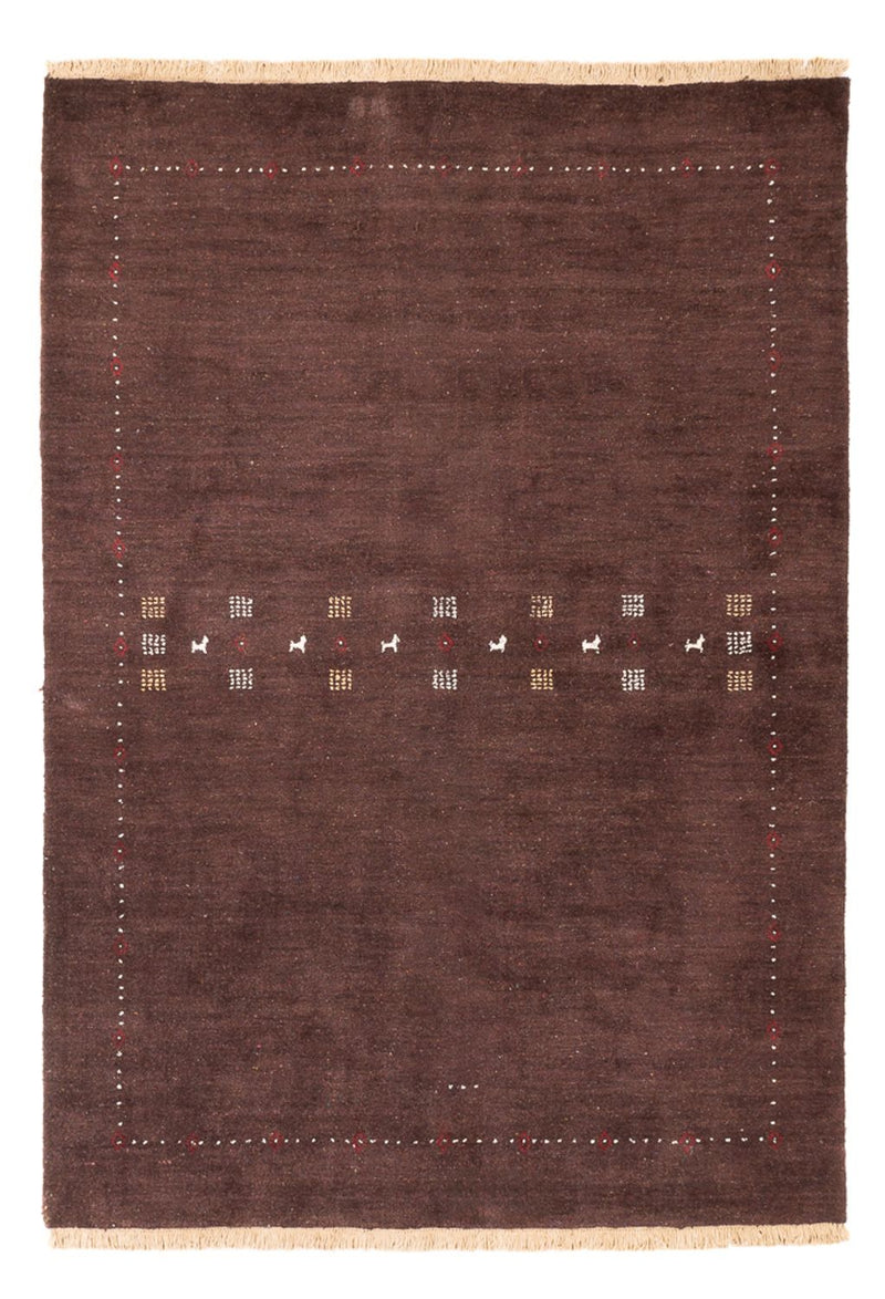 Tapis Gabbeh - Loribaft Persan - 300 x 200 cm - chocolat