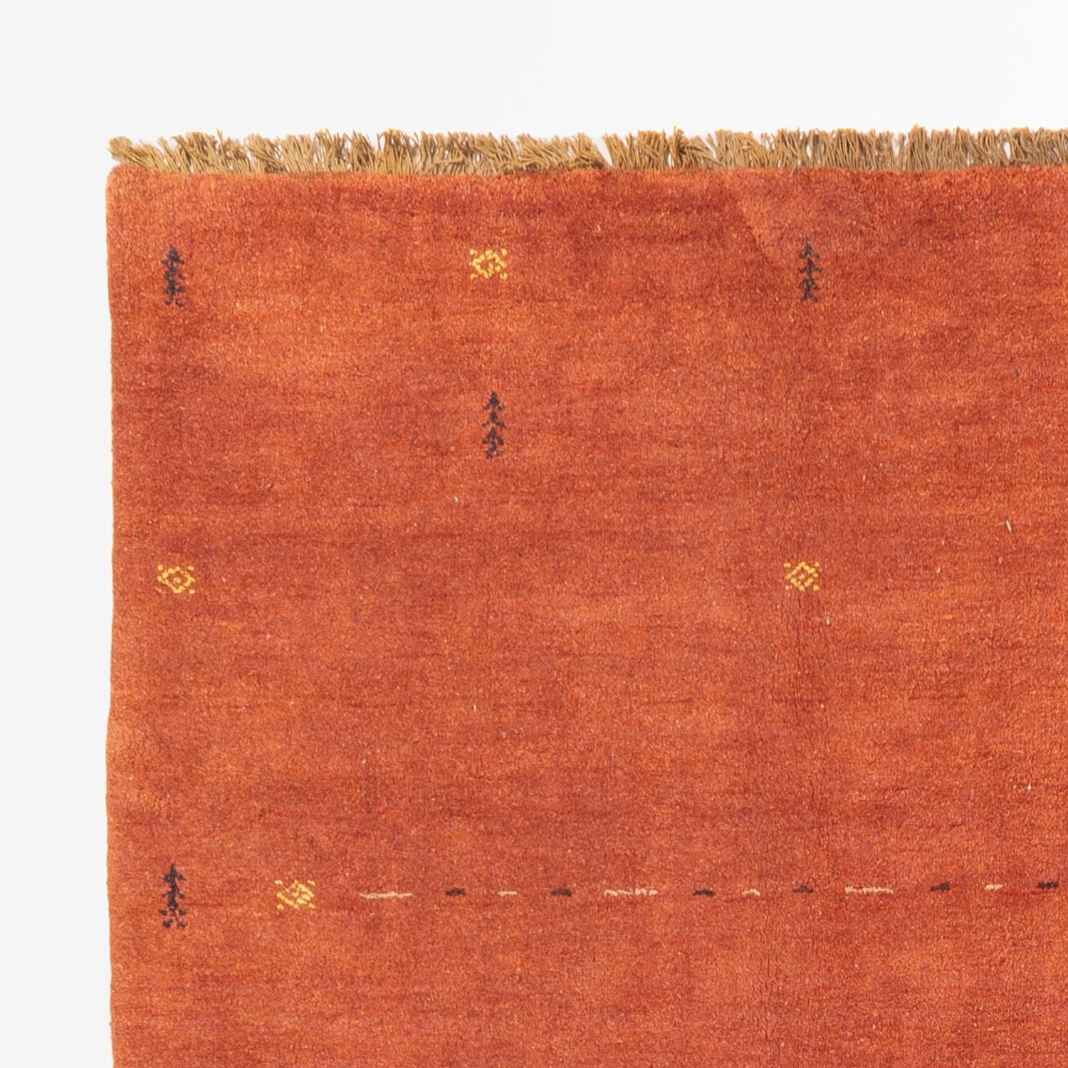 Tapis Gabbeh - Loribaft Persan - 300 x 240 cm - terracotta