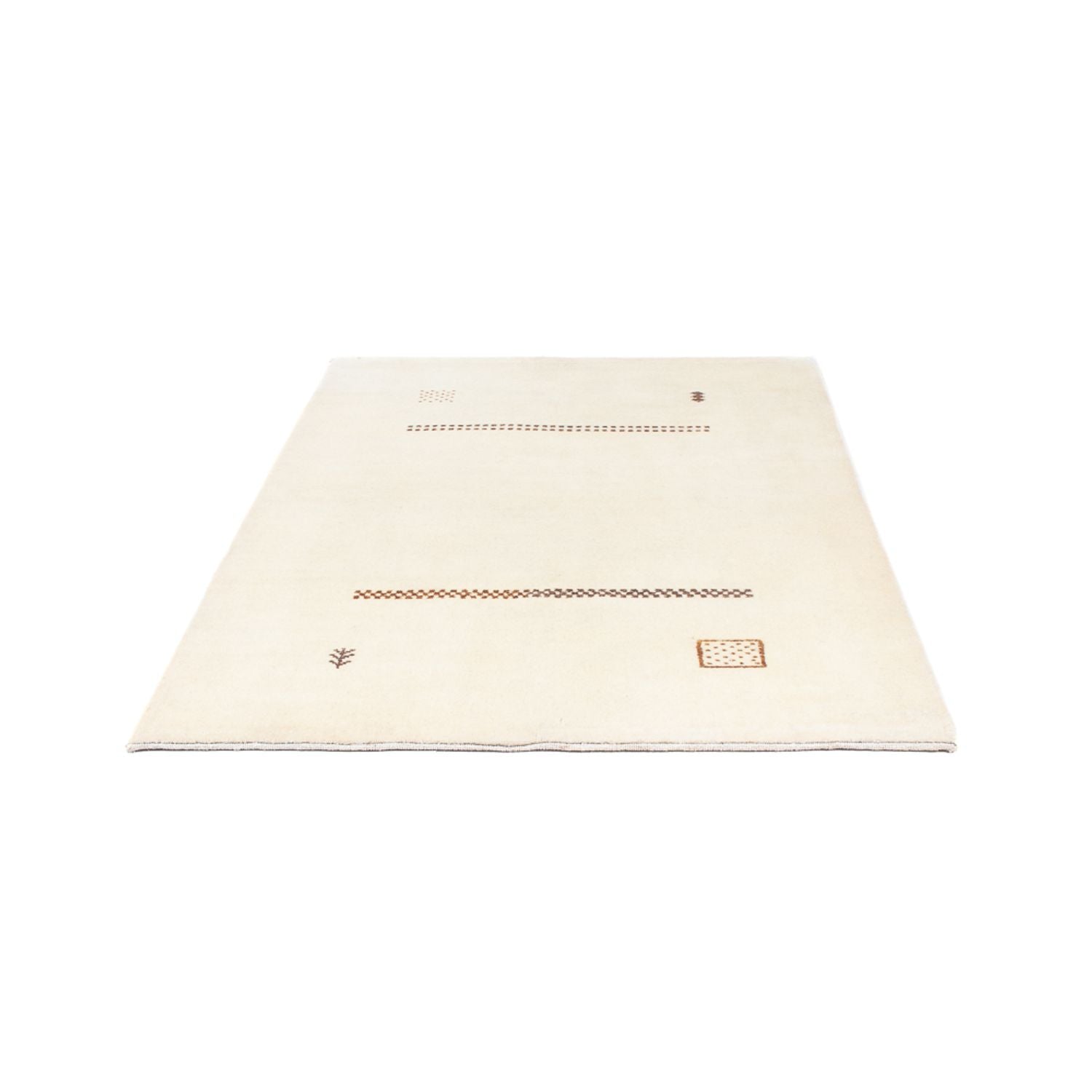 Gabbeh Teppich - Loribaft Softy - 174 x 120 cm - beige