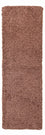 Tapis de couloir Tapis à poils longs - 203 x 64 cm - marron