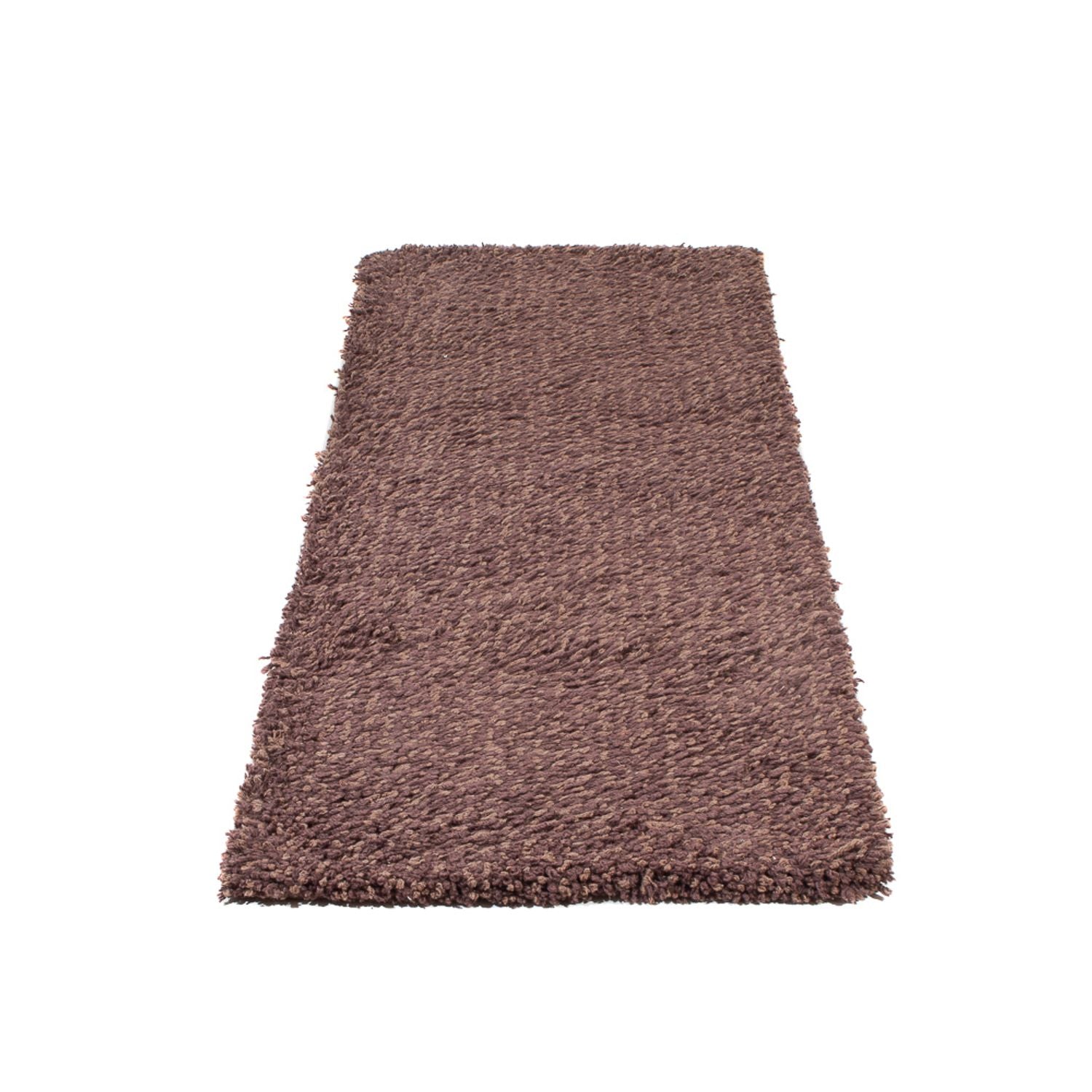 Tapis de couloir Tapis à poils longs - 203 x 64 cm - marron