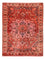 Tapis persan - Nomadic - 210 x 162 cm - rouge clair