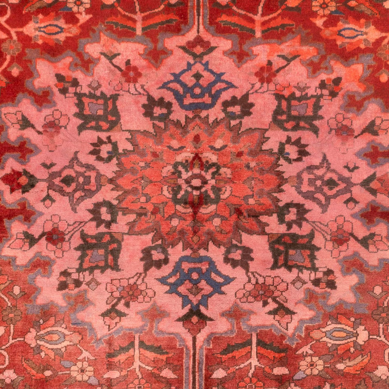 Tapis persan - Nomadic - 210 x 162 cm - rouge clair