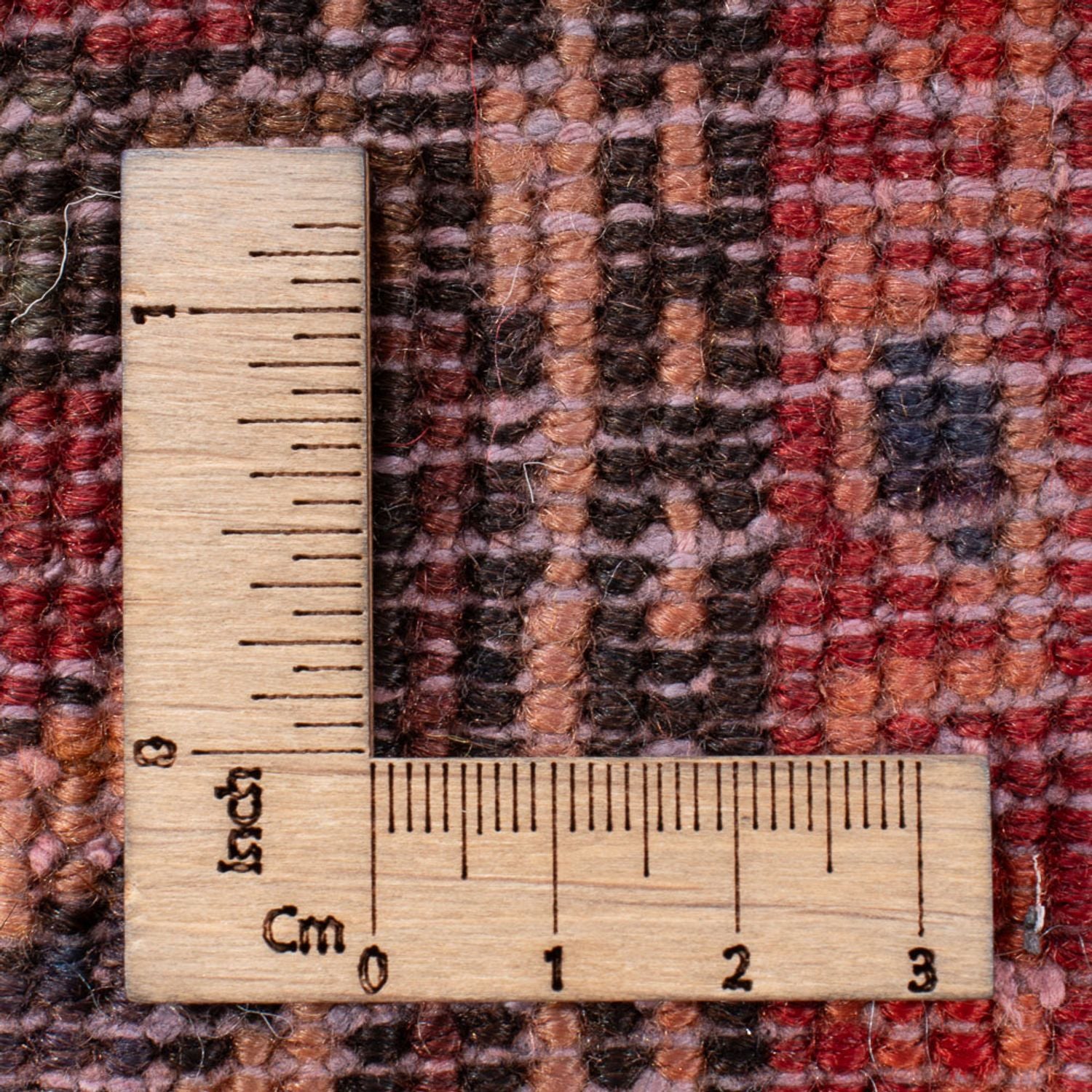 Tapis persan - Nomadic - 210 x 162 cm - rouge clair
