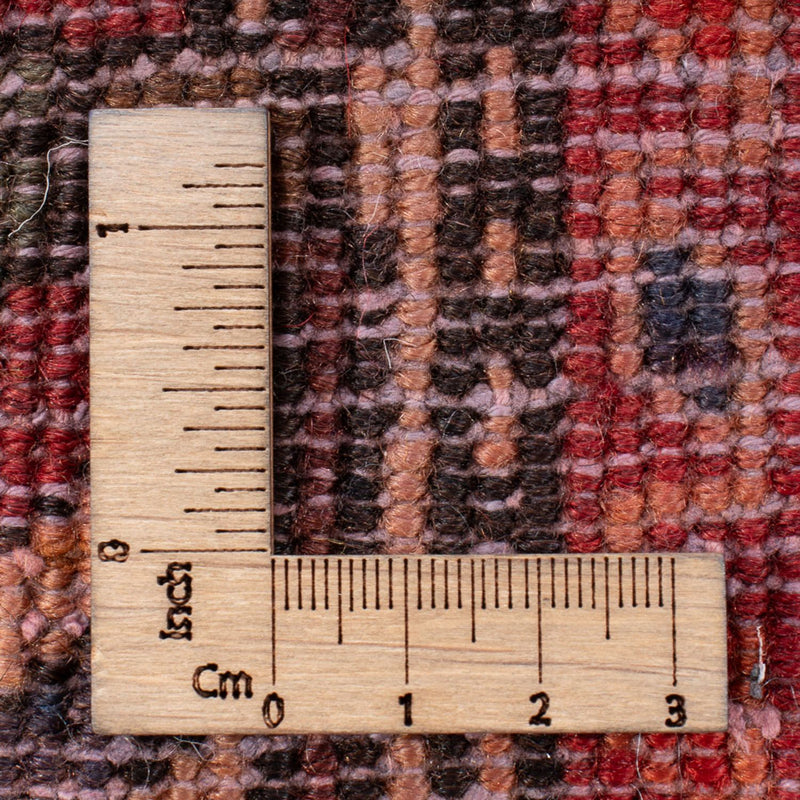 Tapis persan - Nomadic - 210 x 162 cm - rouge clair