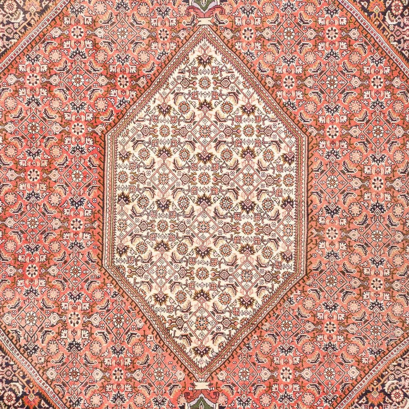 Tapis persan - Bidjar - 287 x 198 cm - rouge clair