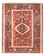 Tapis persan - Nomadic - 130 x 108 cm - rouge clair