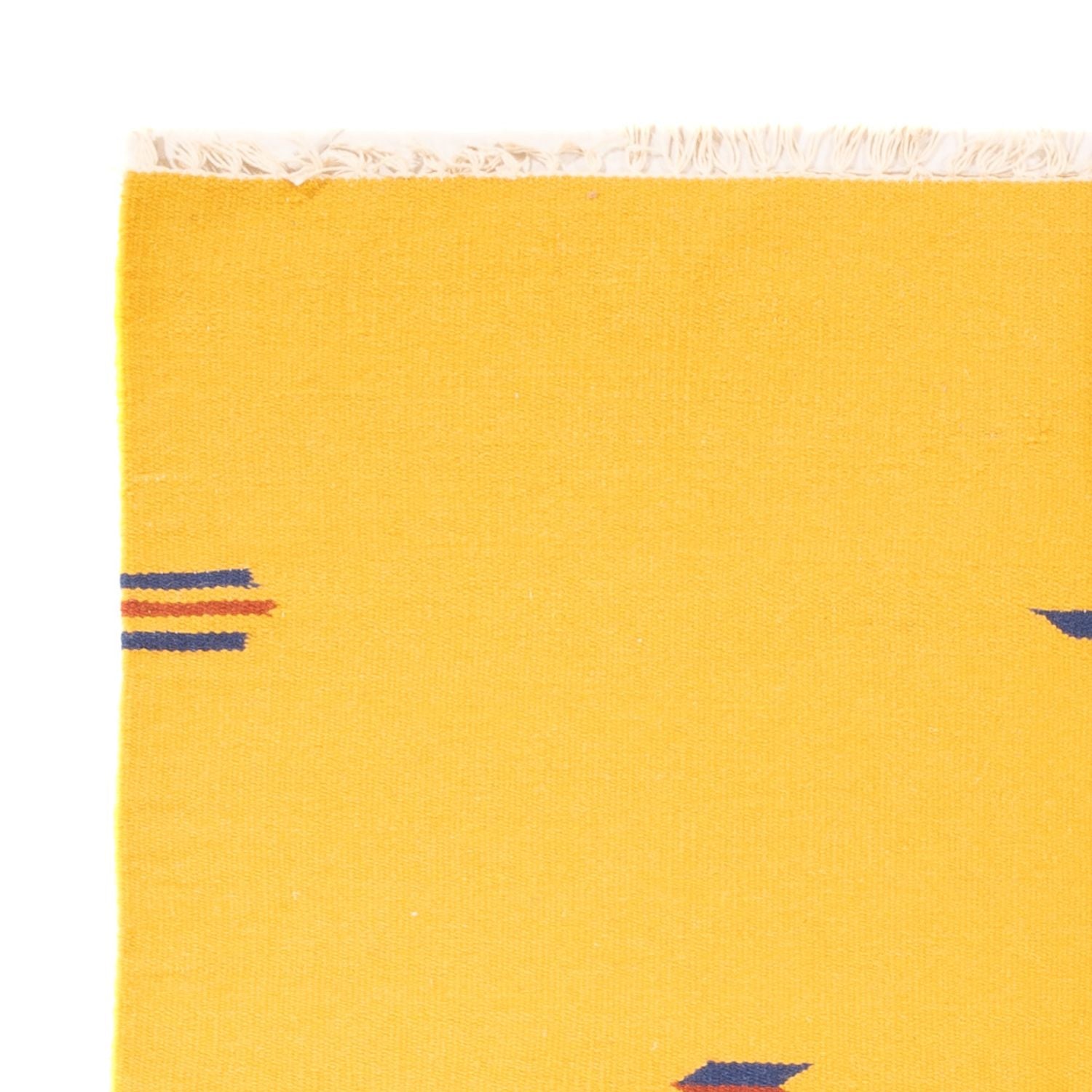 Tapis Kelim - Tendance - 180 x 120 cm - jaune