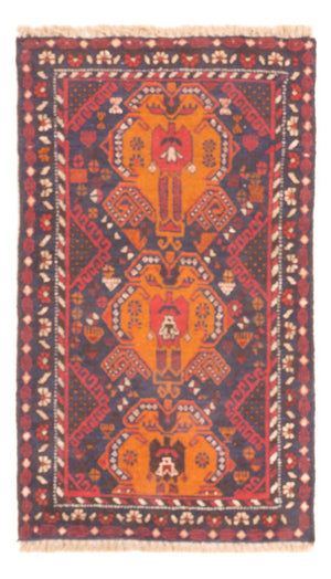 Tapis Belutsch - 140 x 78 cm - multicolore