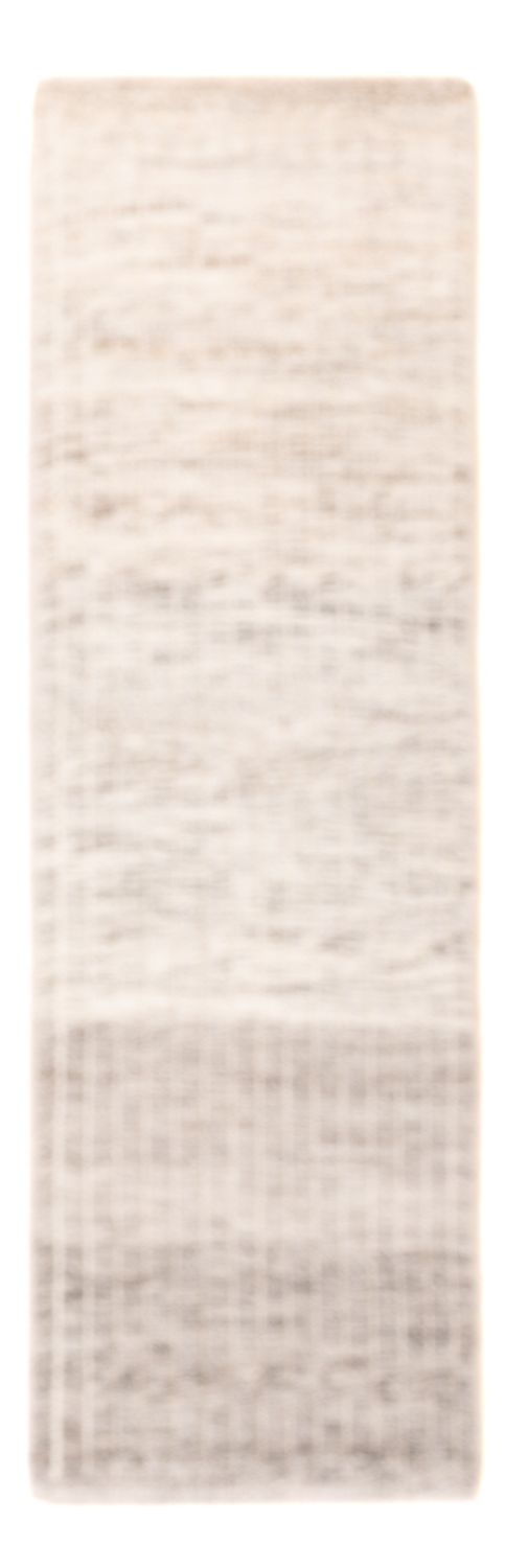 Tapis de couloir Tapis en laine - 100 x 32 cm - gris clair