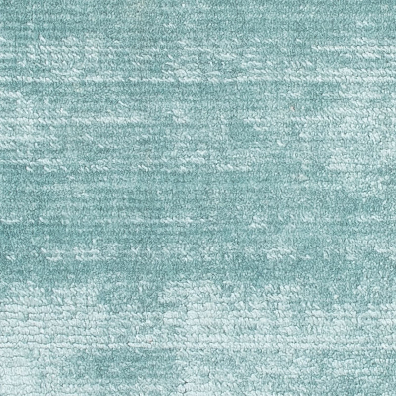 Tapis en viscose carré  - 30 x 30 cm - bleu clair