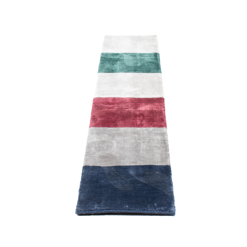 Tapis en viscose - 210 x 35 cm - multicolore