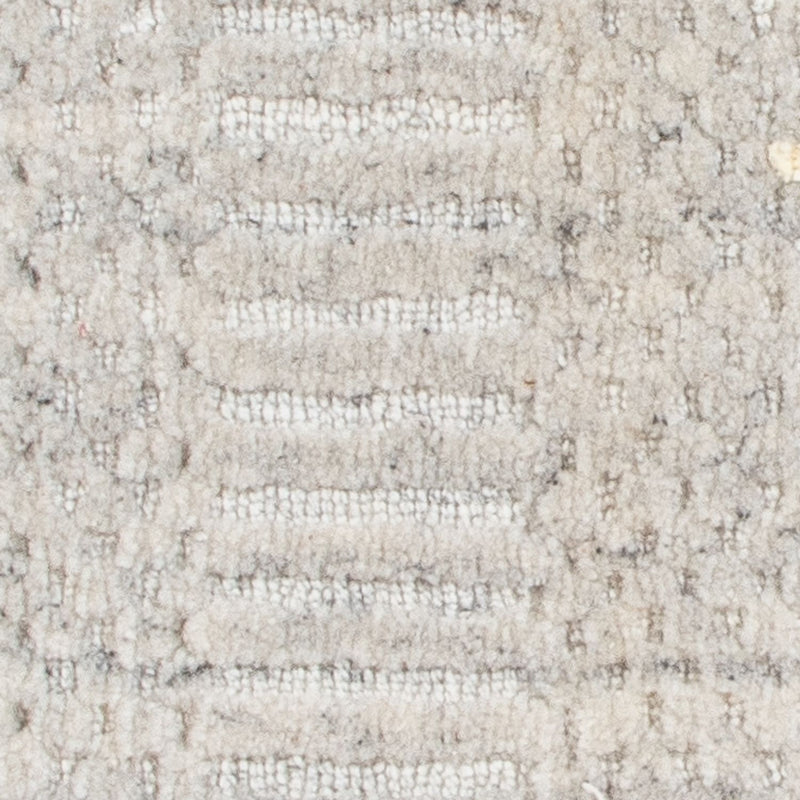 Tapis en laine carré  - 30 x 30 cm - gris clair
