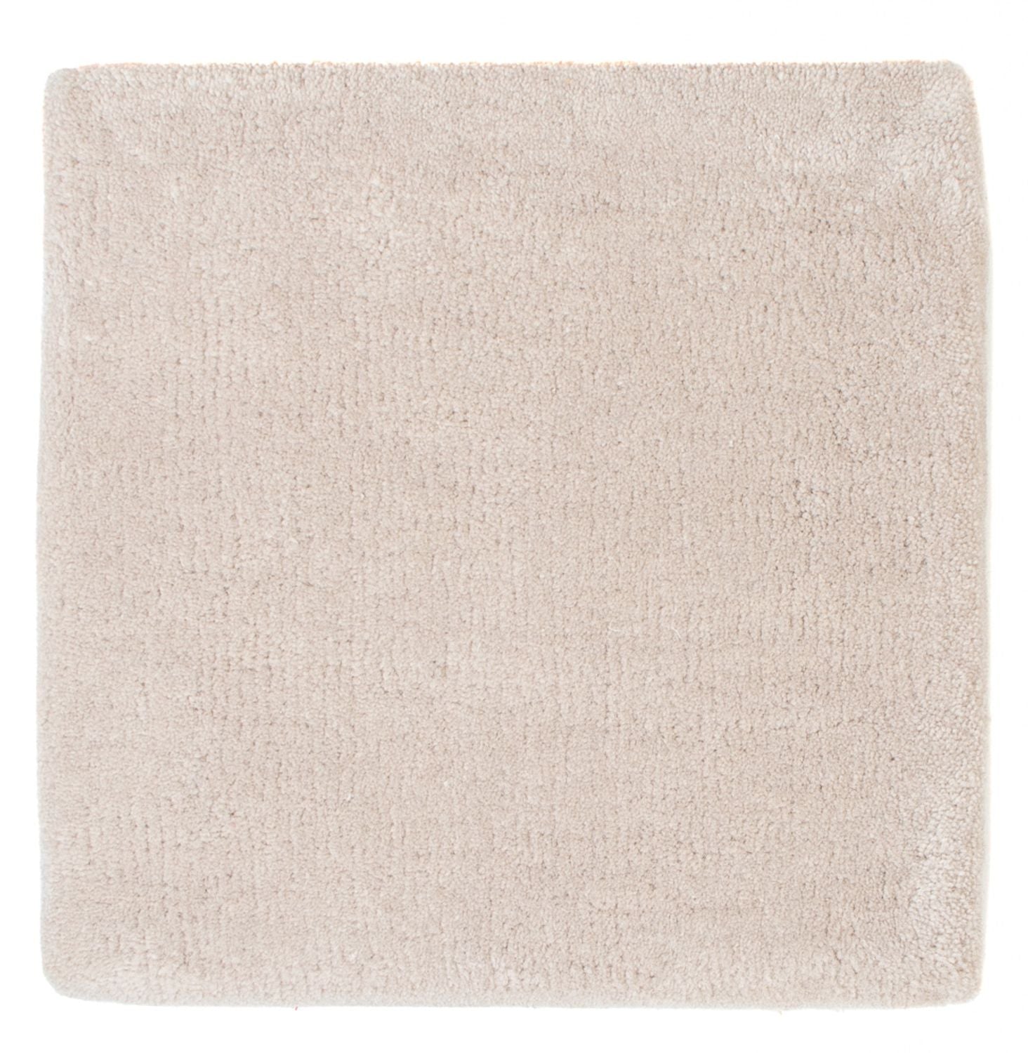 Tapis en laine carré  - 30 x 30 cm - gris clair