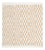 Tapis en laine carré  - 35 x 32 cm - beige