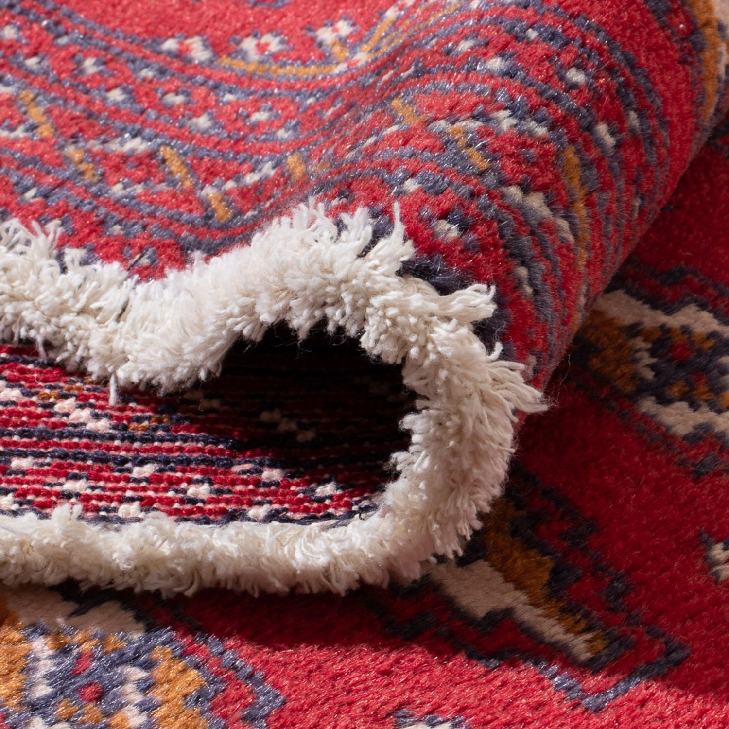 Tapis Turkaman - 130 x 62 cm - rouge