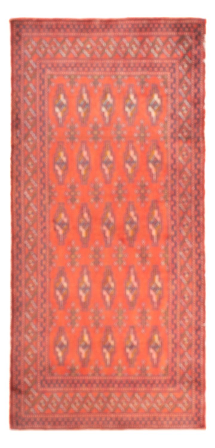 Tapis Turkaman - 130 x 60 cm - rouge clair