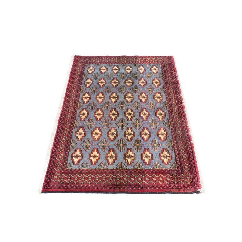 Tapis de couloir Tapis Turkaman - 136 x 57 cm - bleu clair