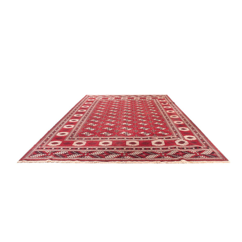 Tapis Turkaman - 391 x 270 cm - rouge