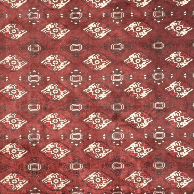 Tapis Turkaman - 380 x 260 cm - rouge foncé