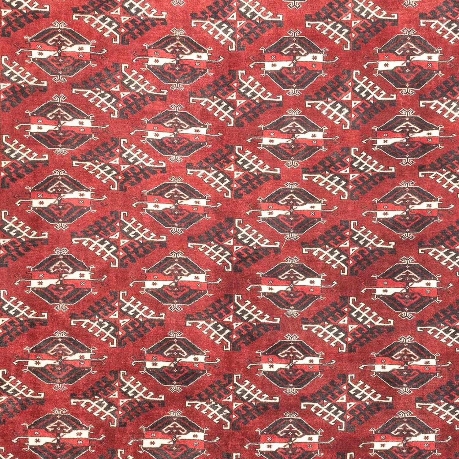 Tapis Turkaman - 390 x 280 cm - rouge