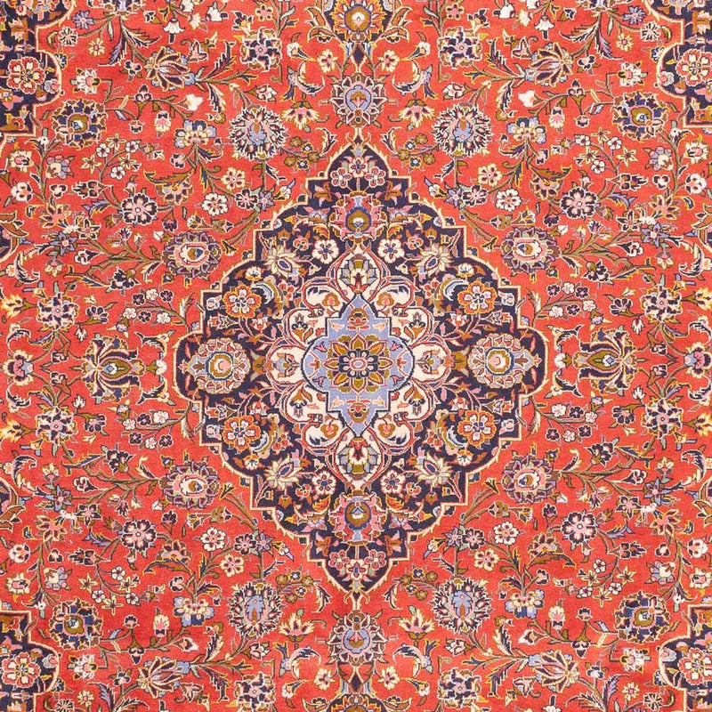 Tapis persan - Keshan - 385 x 305 cm - rouge clair