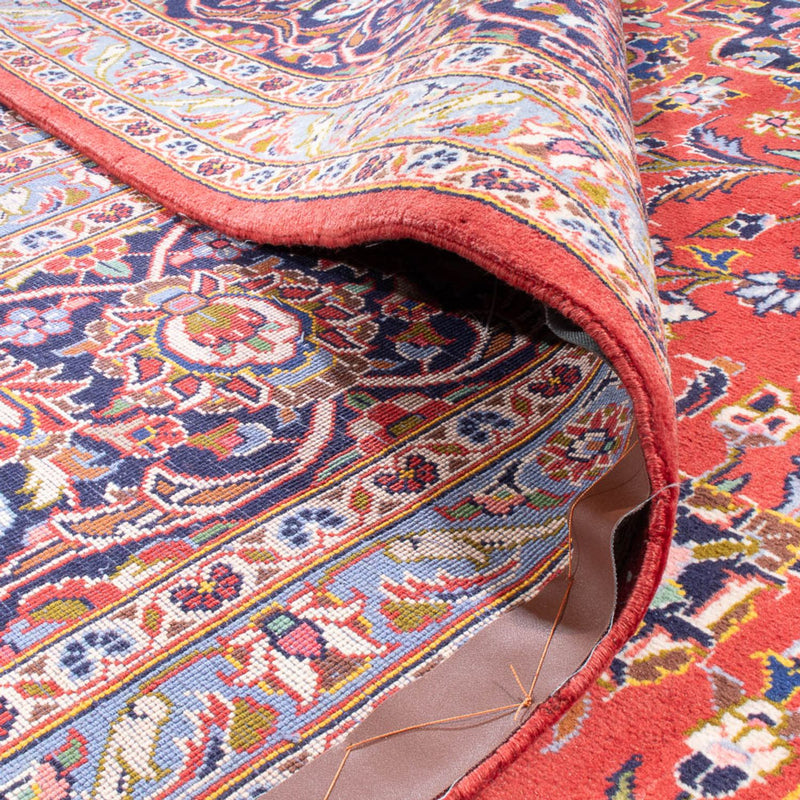 Tapis persan - Keshan - 385 x 305 cm - rouge clair