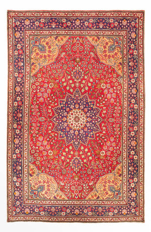 Tapis persan - Tabriz - 295 x 200 cm - rouge