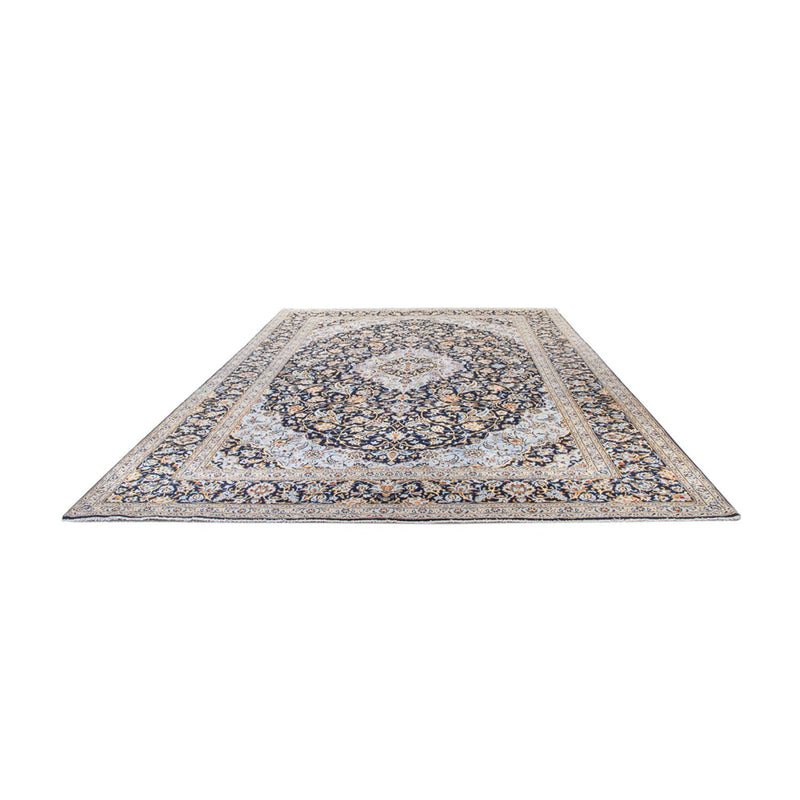 Tapis persan - Keshan - 425 x 307 cm - bleu foncé