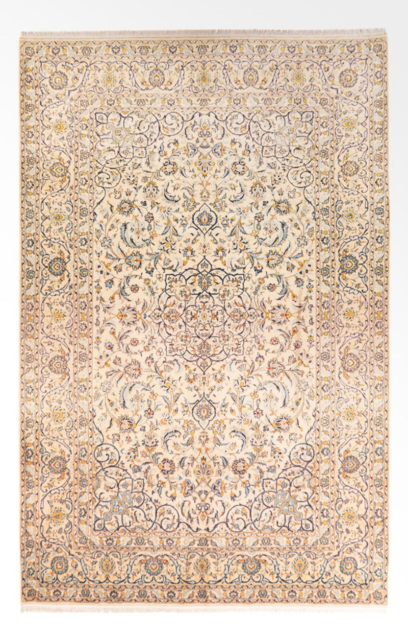 Tapis persan - Keshan - 345 x 220 cm - beige