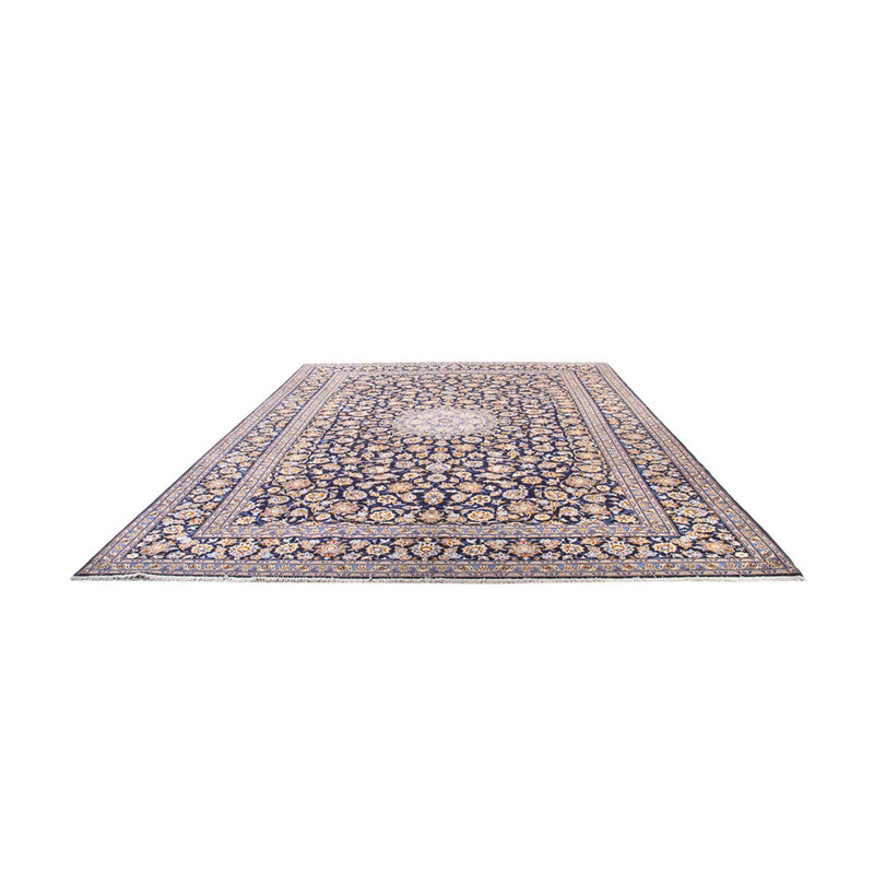 Tapis persan - Keshan - 420 x 318 cm - bleu foncé