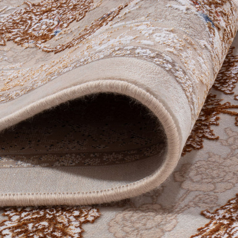 Tapis oriental tissé - 350 x 250 cm - beige foncé