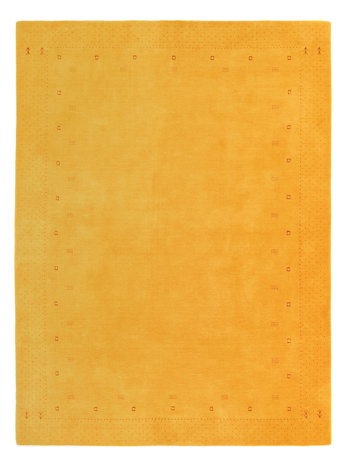 Gabbeh Teppich - Loribaft Indus - 244 x 180 cm - gelb