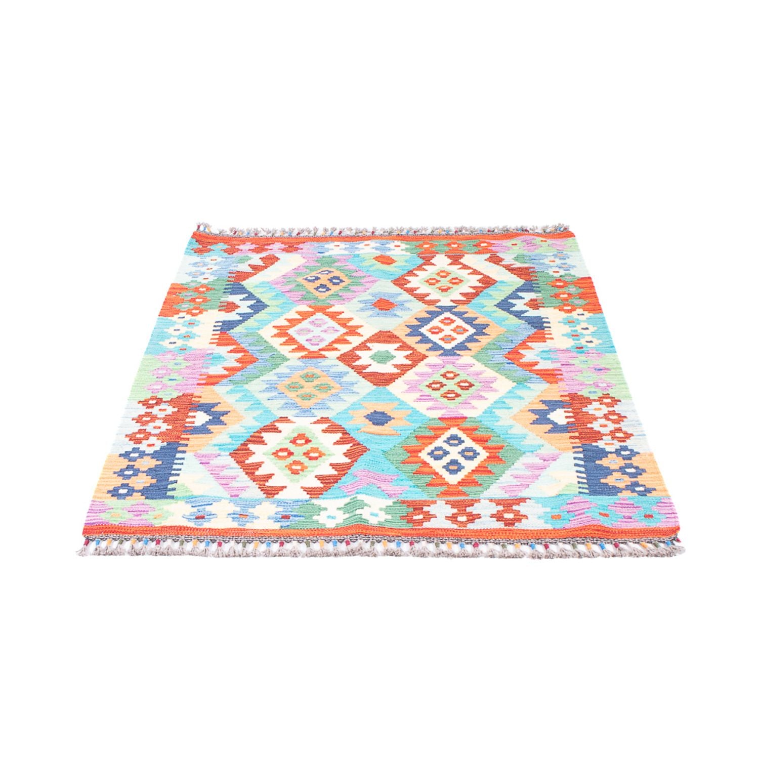 Tapis Kelim - Splash - 165 x 100 cm - multicolore