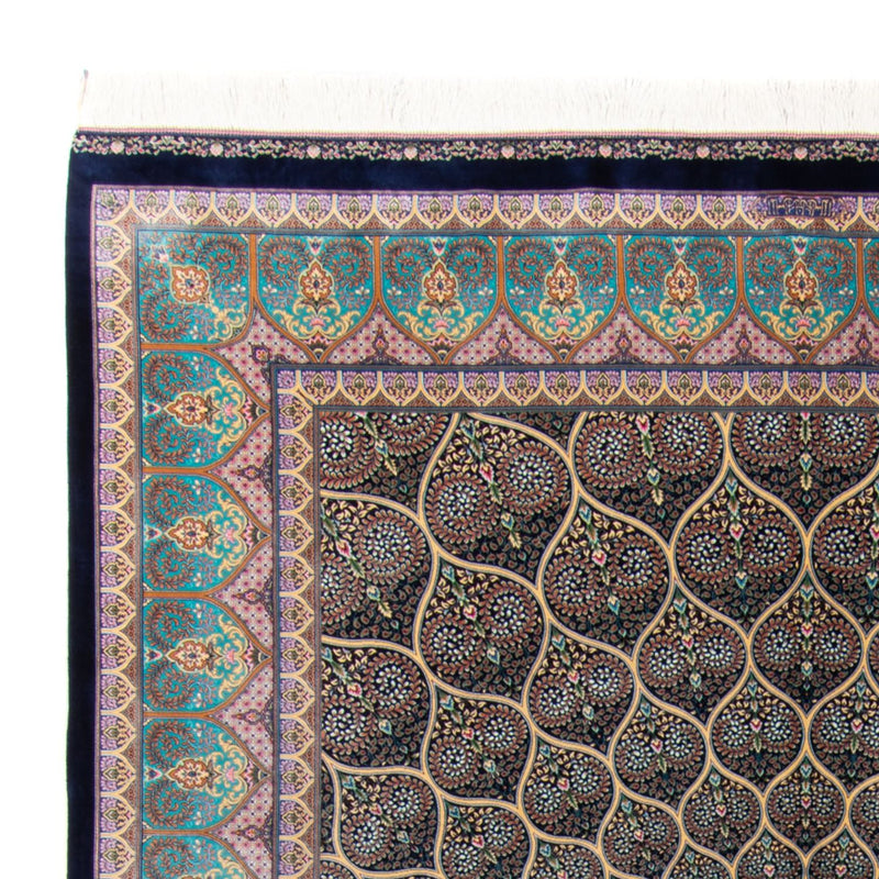 Perserteppich - Ghom - 300 x 200 cm - dunkelblau